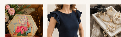 A curated gift, navy fashion and boutique jewellery