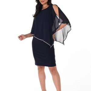 Rhinestone Trim Dress