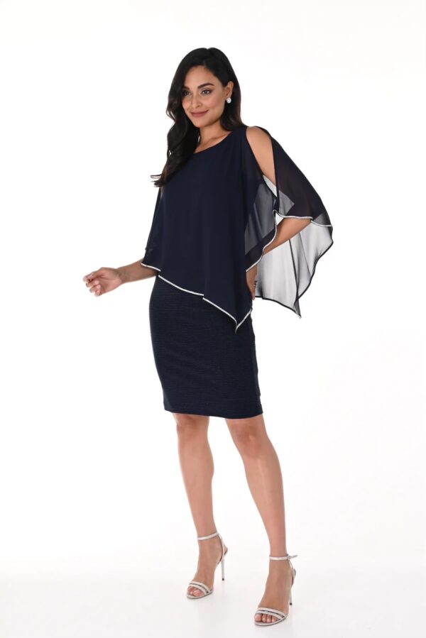 Rhinestone Trim Dress